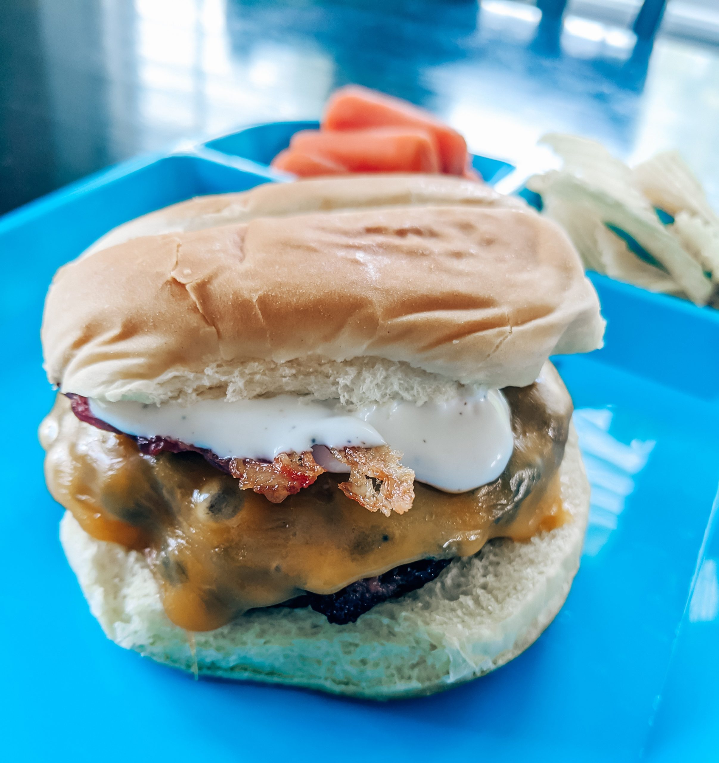 The Best Ranch Burgers for the Grill - Make your next BBQ unforgettable with this easy ranch burger recipe! These bacon ranch burgers are so easy to make and my whole family loved them! #ranch #burgers #bbq #grill 