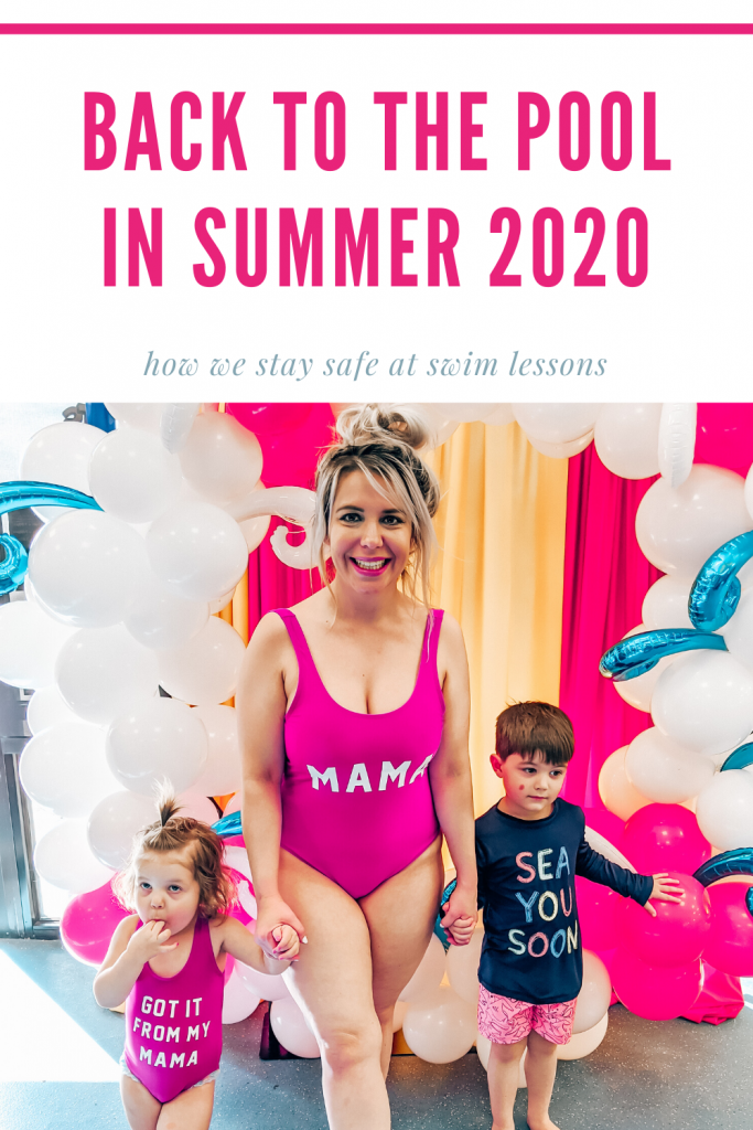 Back to the Pool with Aqua-Tots Olathe - Is swimming safe? As our state re-opens, here's how my kids are staying safe while heading back to the pool. #summer2020 #2020 #swimlessons #kansas 