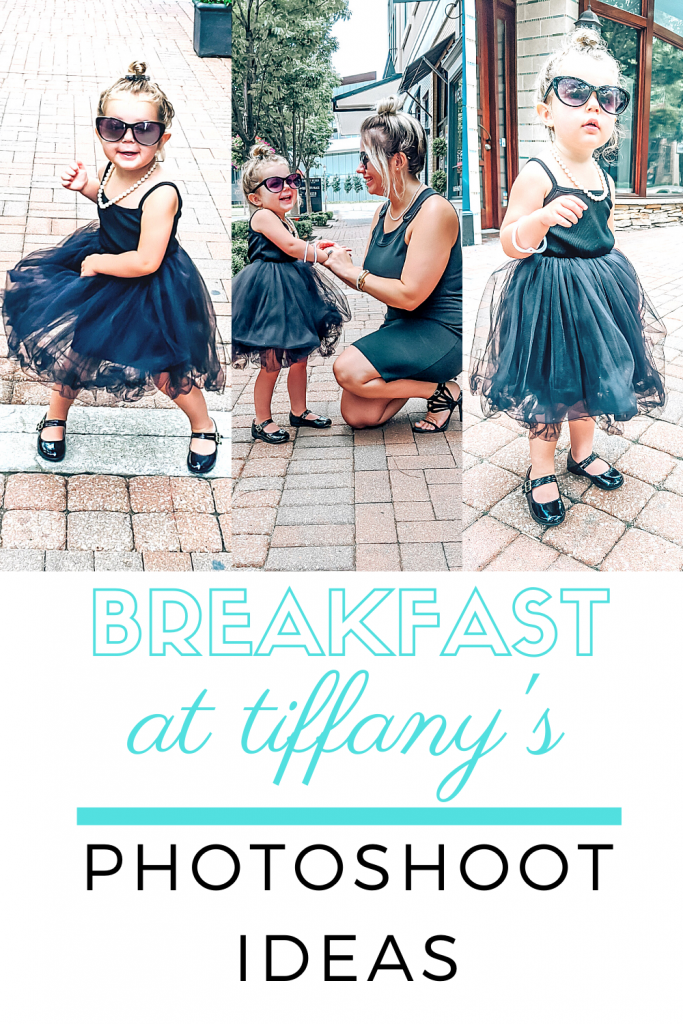 Breakfast at Tiffanys Photoshoot - Breakfast at Tiffany's Photos - Audrey Hepburn Costume Toddler Little Girls #breakfastattiffanys #audreyhepburn #lbd