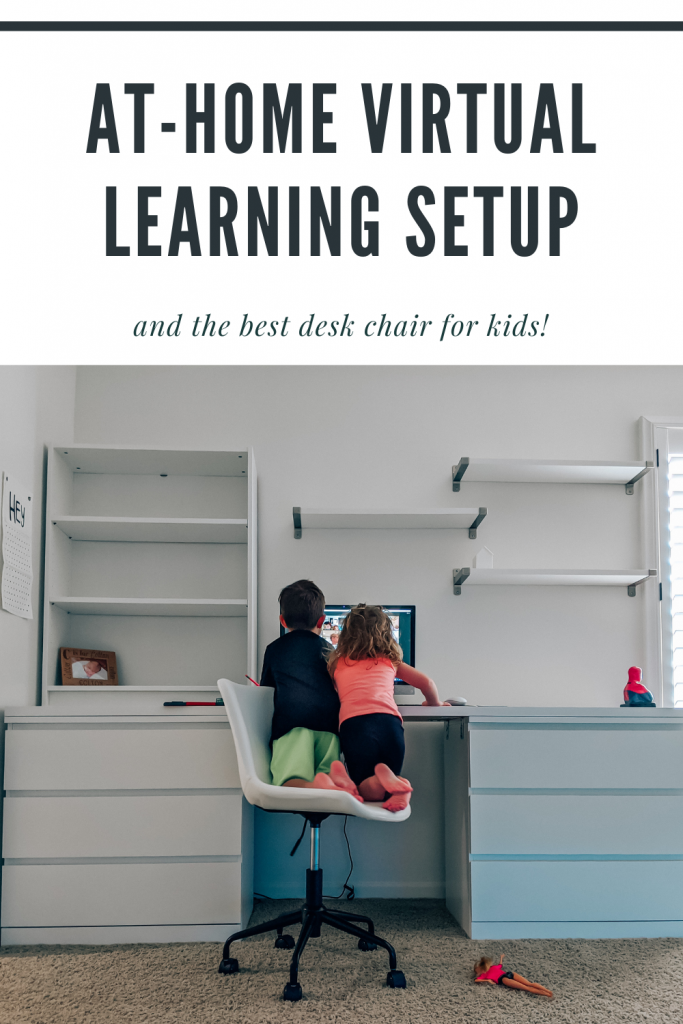 Best Kids Desk Chair - Byron Task Chair Reviews - This kids desk chair is perfect for your virtual learning setup! If you're looking for the best kids desk chair, read this detailed Byron Task Chair review! (sponsored by #Wayfair - #virtuallearning #homeschool #homeoffice )