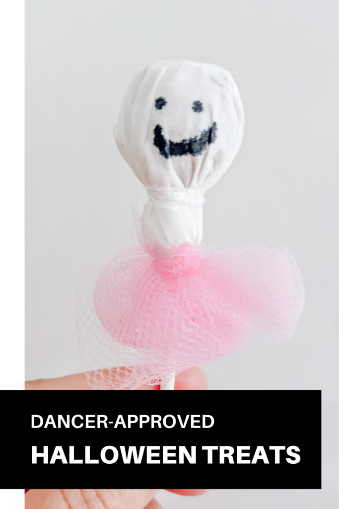 Dance Class Halloween Treats - Halloween Treats for Dance Class - Dancers Halloween Candy - Lollipop Ghost Ballerinas - Ballerina Lollipops - Candy for Dance Class - Dance Class Treats #dance #ballet #ballerina #halloween