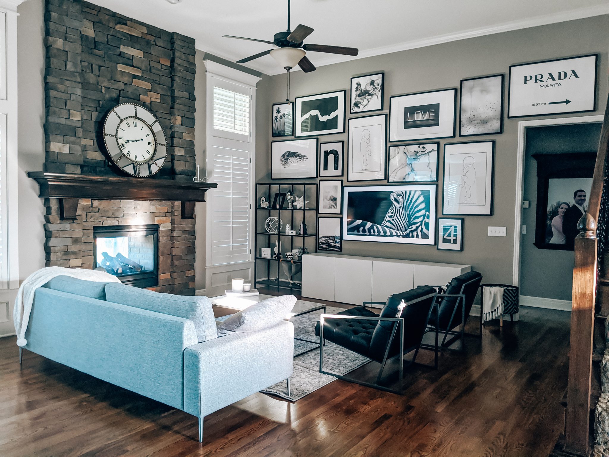 Gallery Wall with Samsung The Frame TV • COVET by tricia