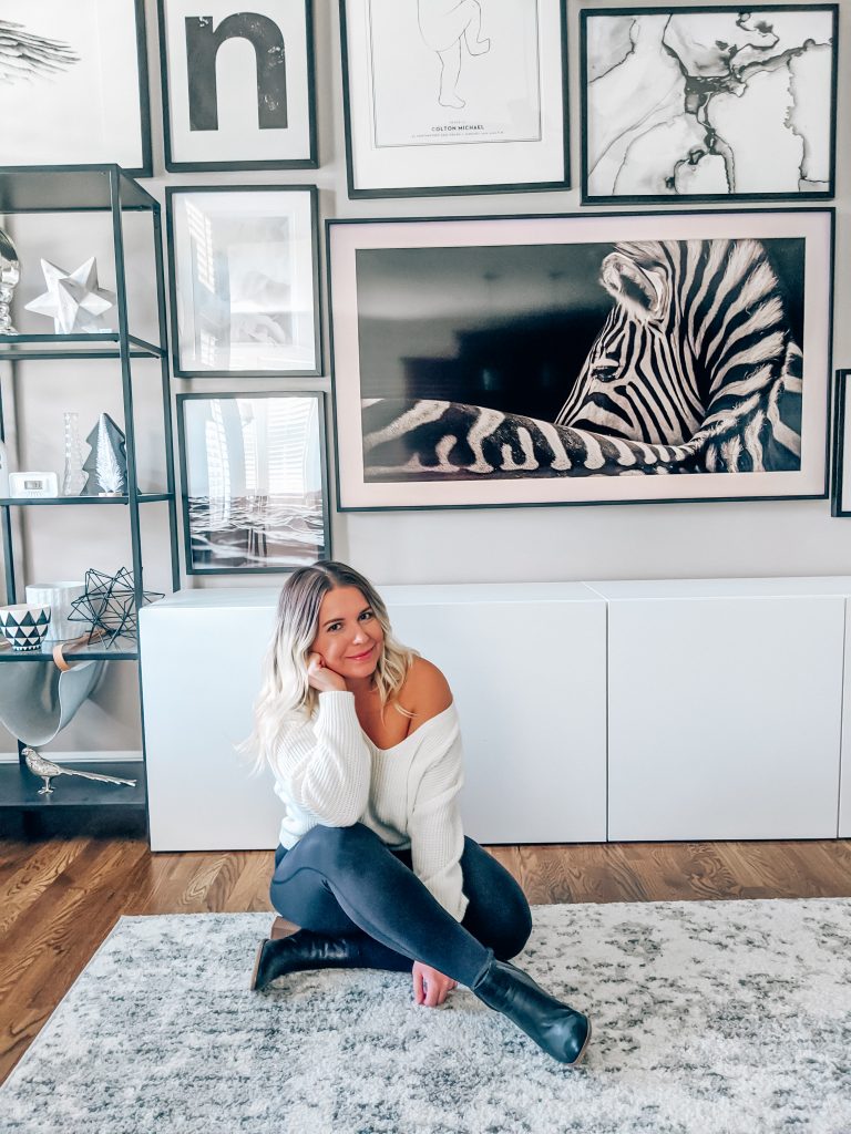 Gallery Wall with Samsung The Frame TV • COVET by tricia