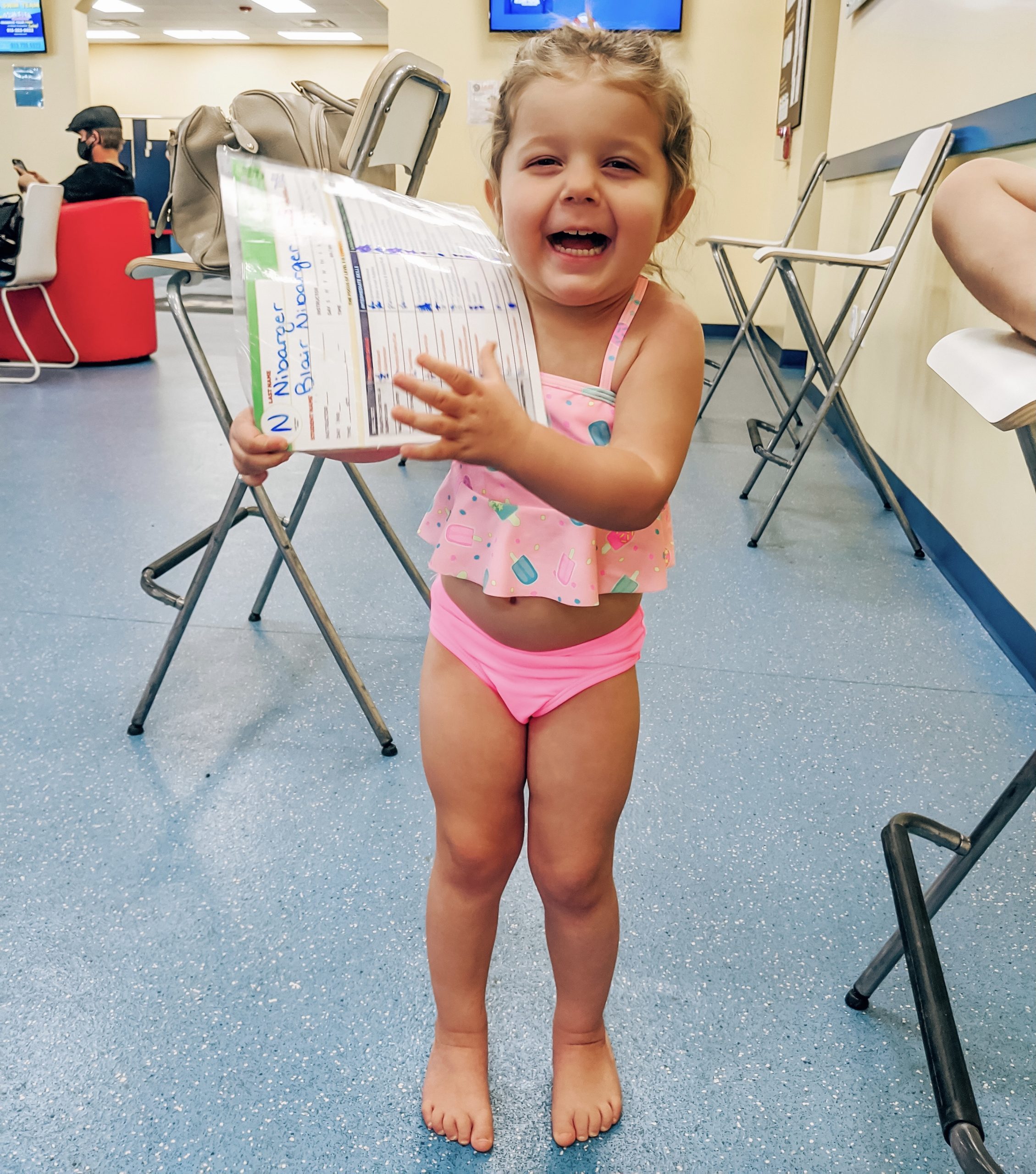 5 Ways to Practice Swimming Without a Pool - Keep your little swimmer's skills strong without a pool with these 5 ways to practice swimming without a pool. Great for helping your kids practice in between swim lessons! #swimlessons #swimming #swim #kidsswimming