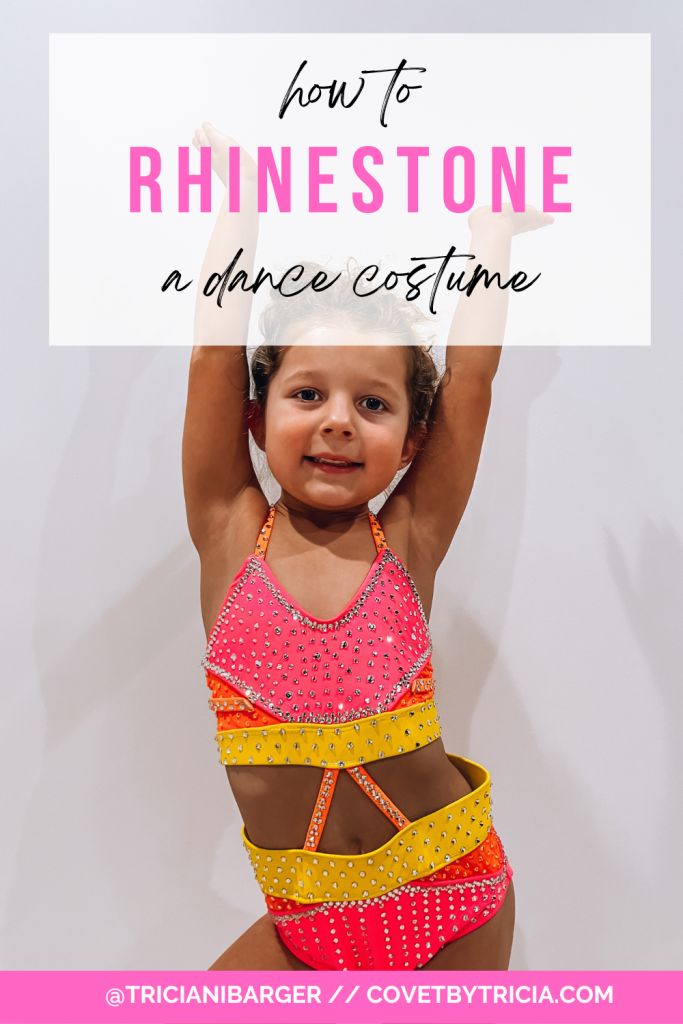 How to Rhinestone a Dance Costume - Stoning a Dance Costume - Step by step instructions on how to stone a dance costume or add rhinestones to a dance costume! A dance mom must!