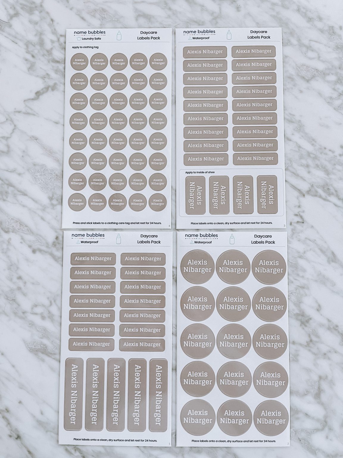 The Best Daycare Labels - Name Labels for Daycare • COVET by tricia