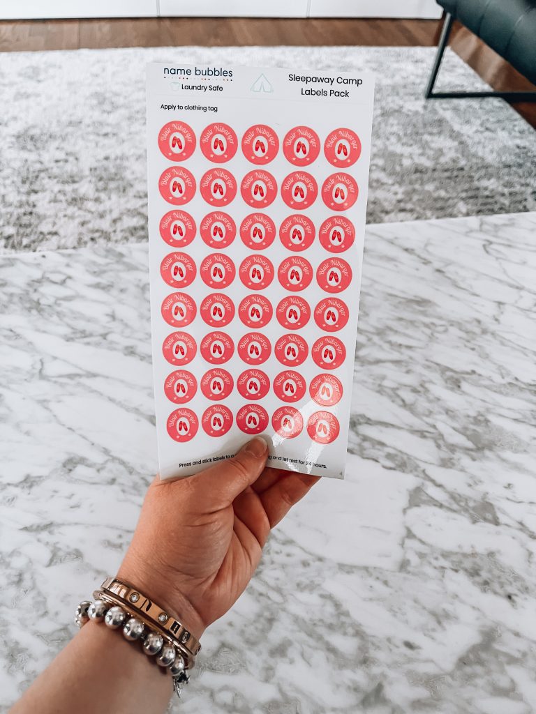 Best Way to Label Items for Camp - Name Bubbles Summer Camp Stickers - Need to label child's belongings for summer camp? Check out Name Bubbles camp labels for the best camp stickers! Plus, grab an exclusive Name Bubbles coupon code! 