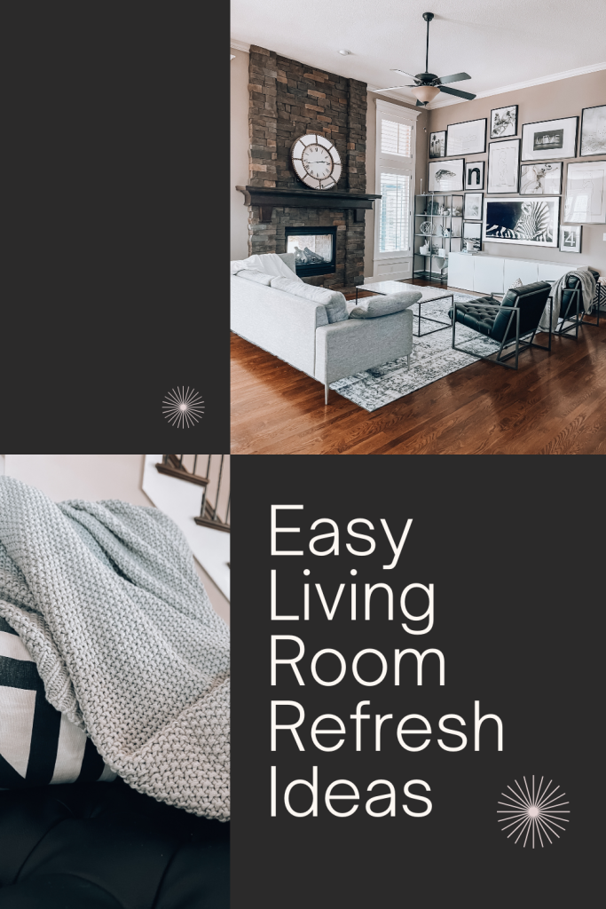Easy Living Room Refresh Ideas Joydeco Rugs and Throws