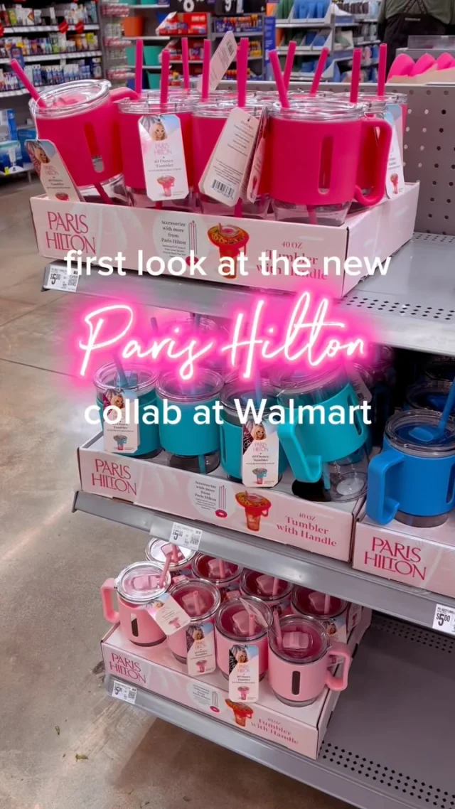 first look at the new paris hilton walmart collab 💕 which of these paris hilton collab items would you buy? 🛍️ @parishilton @walmart @walmartcreator 

#parishilton #walmart #walmartfinds #walmartexclusive #parisandnicole #parishiltonfan #millennial