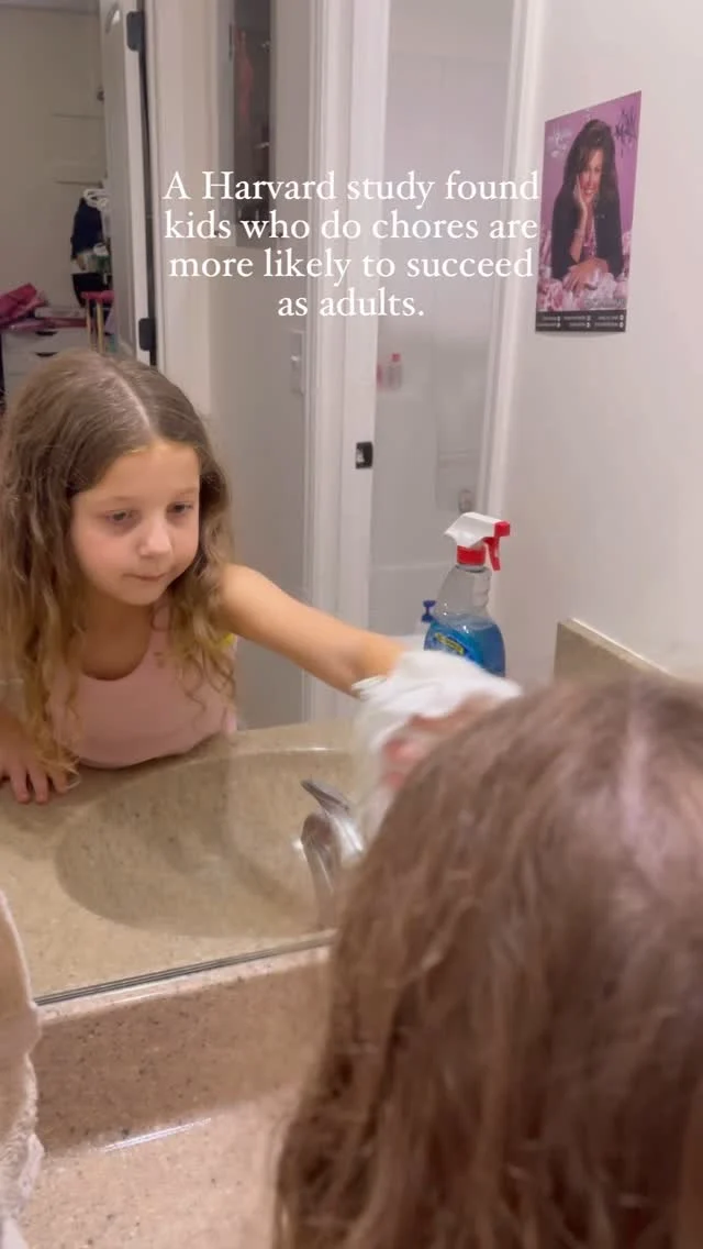 A Harvard study found that kids who do chores are more likely to succeed as adults. 🏡 Do your kids have chores? Visit greenlight.com and use promo code TRICIAB to get $10 when you register. @greenlightcard #ad #greenlight #myglstory | Paid client testimonial. Tier II Influencer. Compensation and additional details can be found at greenlight.com/influencer-details